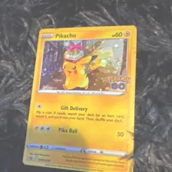 Pokemon TCG Pikachu SWSH234 Sword & Shield Promo Holo Card - Image 1