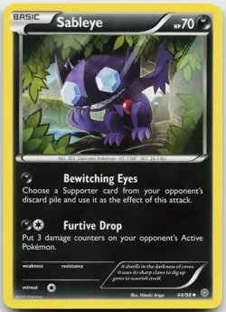 Sableye 44/98 Pokemon Ancient Origins - NM - Image 1