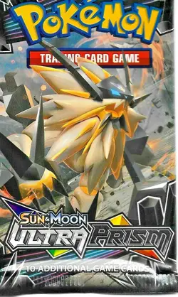 POKEMON SUN & MOON Ultra Prism 2018 *** EMPTY BOOSTER - NO CARDS - Image 1