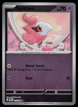 Spritzee 035/088 Common Perfect Order Pokemon Reverse Holo Near Mint - Image 1