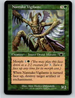 Magic the Gathering Nantuko Vigilante Legions MTG Free Shipping! - Image 1