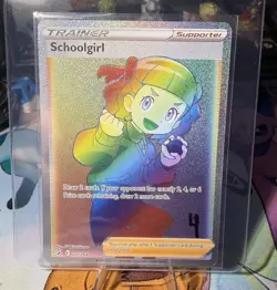 Schoolgirl Full Art 277/264 Rainbow Rare Fusion Strike Pokemon TCG Near Mint - Image 1