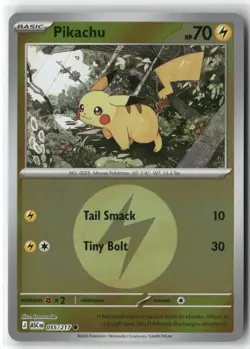 PIKACHU (ENERGY SYMBOL PATTERN) 055/217 COMMON ASCENDED HEROES POKEMON NEAR MINT - Image 1