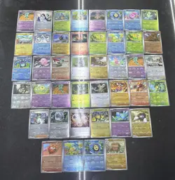 Black Bolt/White Flare Masterball + Pokeball Bulk Lot (42 Cards) NM Holo Pokemon - Image 1