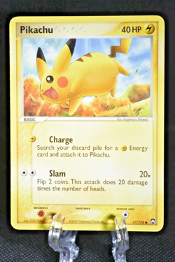 Pikachu 57/108 Power Keepers Pokemon Card - DMG - Image 1