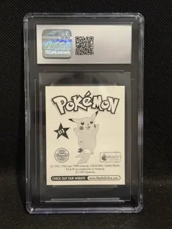1998 Pokemon CGC 9 English Merlin Series 1 Holo Slowpoke Sticker #S13 - Image 2