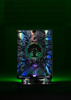 🌟 Forest SpiderMan 🕸 RAISED FOIL Secret Lair PRESALE Symbiote Lands MTG 🌟 - Image 1