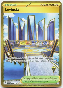 Levincia 244/182 Hyper Rare Destined Rivals Pokemon Holo Near Mint - Image 1