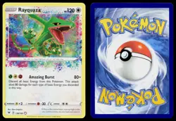 RAYQUAZA 138/185 AMAZING RARE VIVID VOLTAGE POKEMON HOLO NM - Image 3