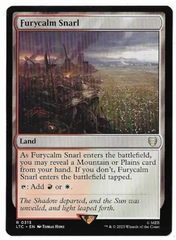 MTG Furycalm Snarl Lord of the Rings Commander (LTC) Rare Magic #0313 Unplayed - Image 1