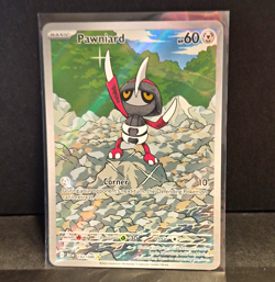 Pokemon TCG Pawniard 142/086 Sv: Black Bolt Illus Rare Full Art Holo ENG 60HP - Image 1
