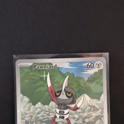 Pokemon TCG Pawniard 142/086 Sv: Black Bolt Illus Rare Full Art Holo ENG 60HP - Image 2