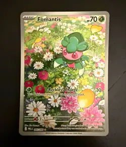 Pokemon TCG Formantis Illustration Rare Pitch Black 085/084 Holo EN 70 HP - Image 1