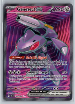 Genesect ex 161/086 Holo Ultra Rare Black Bolt Pokemon Near Mint - Image 1