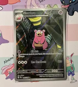 Slowbro 090/084 Mega Evolution Pitch Black Illustration Rare Full Art - Image 1
