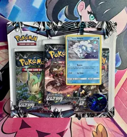 Pokemon XY Ultra Prism Blister 3-Pack With Alolan Vulpix Promo - Sealed New - Image 1