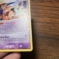 Pokemon Deoxys 16/107 EX Deoxys 2005 Reverse Holo MP/HP (DMG only on right side) - Image 4