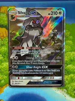Pokemon Silvally GX Cosmic Eclipse Ultra Rare 184/236 Lightly Playe - Image 1