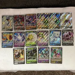 Pokemon Card Collection Lot of 16 V Full Art / Ultra Rares Holo Various Sets - Image 1