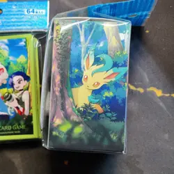 Pokemon TCG Perrin / Growlithe Deck Box + Deck Shield 64 Sleeves US Seller - Image 2