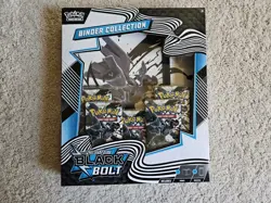 Pokemon Scarlet And Violet Black Bolt Binder Collection, Factory Sealed - Image 1