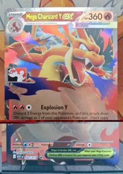Play! Stamp - Mega Charizard Y ex 022/217 - Pokemon: Prize Pack Series 9 - Image 1