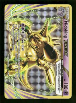 NIDOKING BREAK 46/108 BREAK RARE EVOLUTIONS POKEMON HOLO NM - Image 1