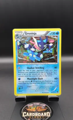 Greninja - (XY BREAKpoint) 040/122 Deck Exclusives Holo. Pokemon TCG. Heavy Play - Image 1