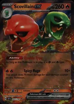 Scovillain ex 037/191 Double Rare Surging Sparks Pokemon Holo Near Mint - Image 1