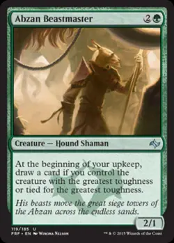 Abzan Beastmaster -Foil Light Play MTG Fate Reforged - Image 1