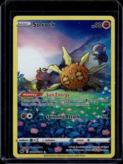 Solrock GG15/GG70 Holo Crown Zenith Galarian Gallery Pokemon NM - Image 1