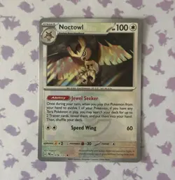 Noctowl PRE 078/131 Master Ball Pattern Pokemon TCG - Image 1