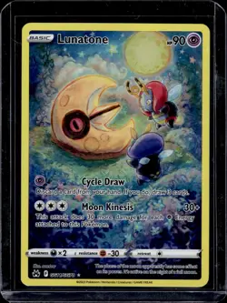 Lunatone GG11/GG70 Holo Crown Zenith Galarian Gallery Pokemon NM - Image 1