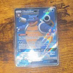 Pokemon TCG Blastoise GX SM189 Promo Holo GX 240 HP English Stage 2 - Image 1