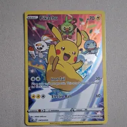 The Pokemon Company Pikachu SWSH020 SWSH Promo Holo Basic 70 HP Eng - Image 2