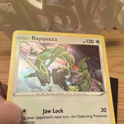 Pokemon Company Rayquaza SWSH029 SWSH Promo Holo 130 HP Pokemon TCG - Image 3