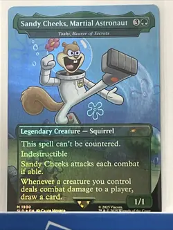 MTG Sandy Cheeks, Martial Astronaut (1930) *Rainbow Foil* Secret Lair: SpongeBob - Image 1