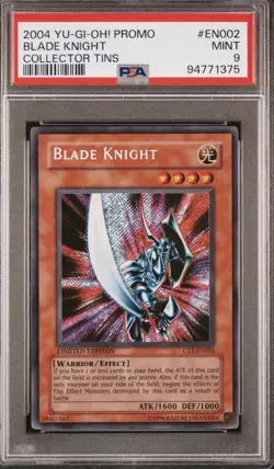 PSA 9 Yu-Gi-Oh! 2004 Blade Knight CT1-EN002 Secret Rare Yugioh [PSA] - Image 1