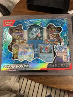 Pokemon TCG: Gyarados EX Premium Collection GameStop Exclusive Factory Sealed - Image 1