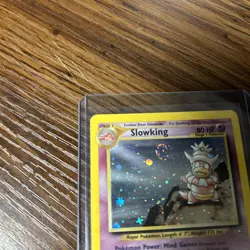 Slowking 14/111 Neo Genesis Holo Rare Unlimited WoTC Pokemon 2000 LP swirl - Image 2