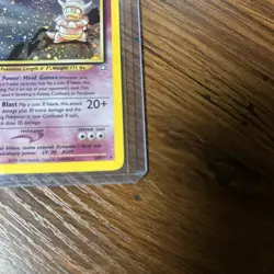 Slowking 14/111 Neo Genesis Holo Rare Unlimited WoTC Pokemon 2000 LP swirl - Image 4