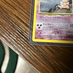 Slowking 14/111 Neo Genesis Holo Rare Unlimited WoTC Pokemon 2000 LP swirl - Image 5