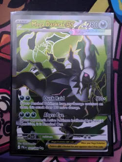 Pokemon TCG Mega Darkrai EX 101/084 Full Art Pitch Black NM - Image 1