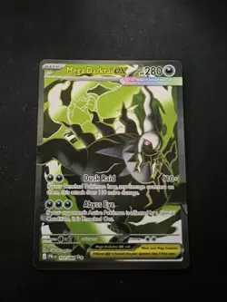 Mega Darkrai ex Ultra Rare - Pitch Black 101/084 - NM - Pokemon TCG - Image 1