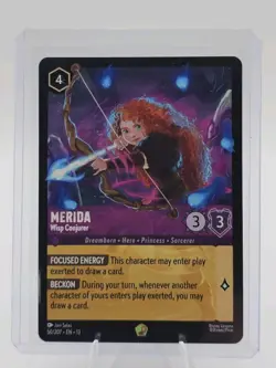 Disney Lorcana Merida Wisp Conjured Attack Of The Vine New Legendary 50/207 - Image 1