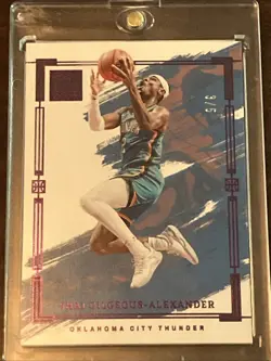 2023-24 Panini Impeccable Shai-Gilgeous-Alexander OKC /5 No 53 - Image 1