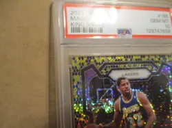 2023-24 PANINI PRIZM MAGIC JOHNSON #185 KING SNAKE PRIZM PSA 10 GEM MINT SSP - Image 5