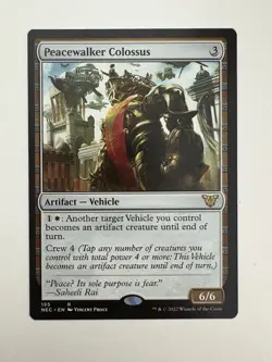 Peacewalker Colossus MTG Magic the Gathering Card NM Near Mint NEC - Image 1
