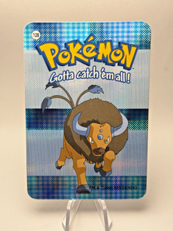 Tauros #128 - Vintage Vending Machine Prism Sticker 2000 - Pokemon Card NM/Mint - Image 1