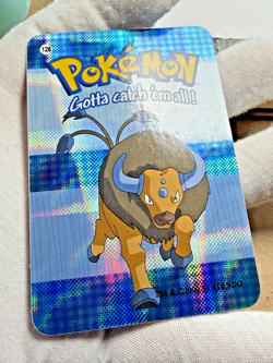 Tauros #128 - Vintage Vending Machine Prism Sticker 2000 - Pokemon Card NM/Mint - Image 4